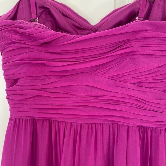 Ralph Lauren evening Fuchsia Strap Maxi Dress Sz 8 - Picture 14 of 14